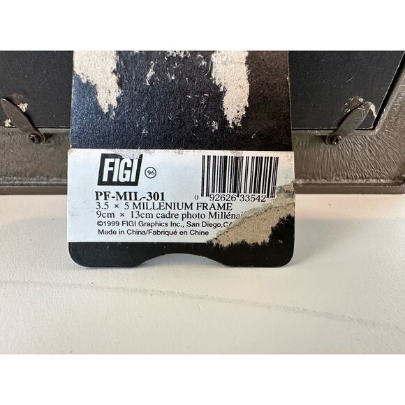 Vintage Picture Frame 2000 Millennium Frame, New Years, 3.5"x5"  Pewter - Picture 3 of 5